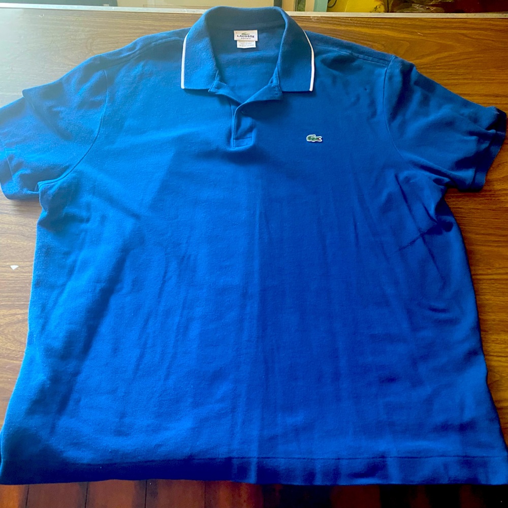 Lacoste navy blue polo size 9